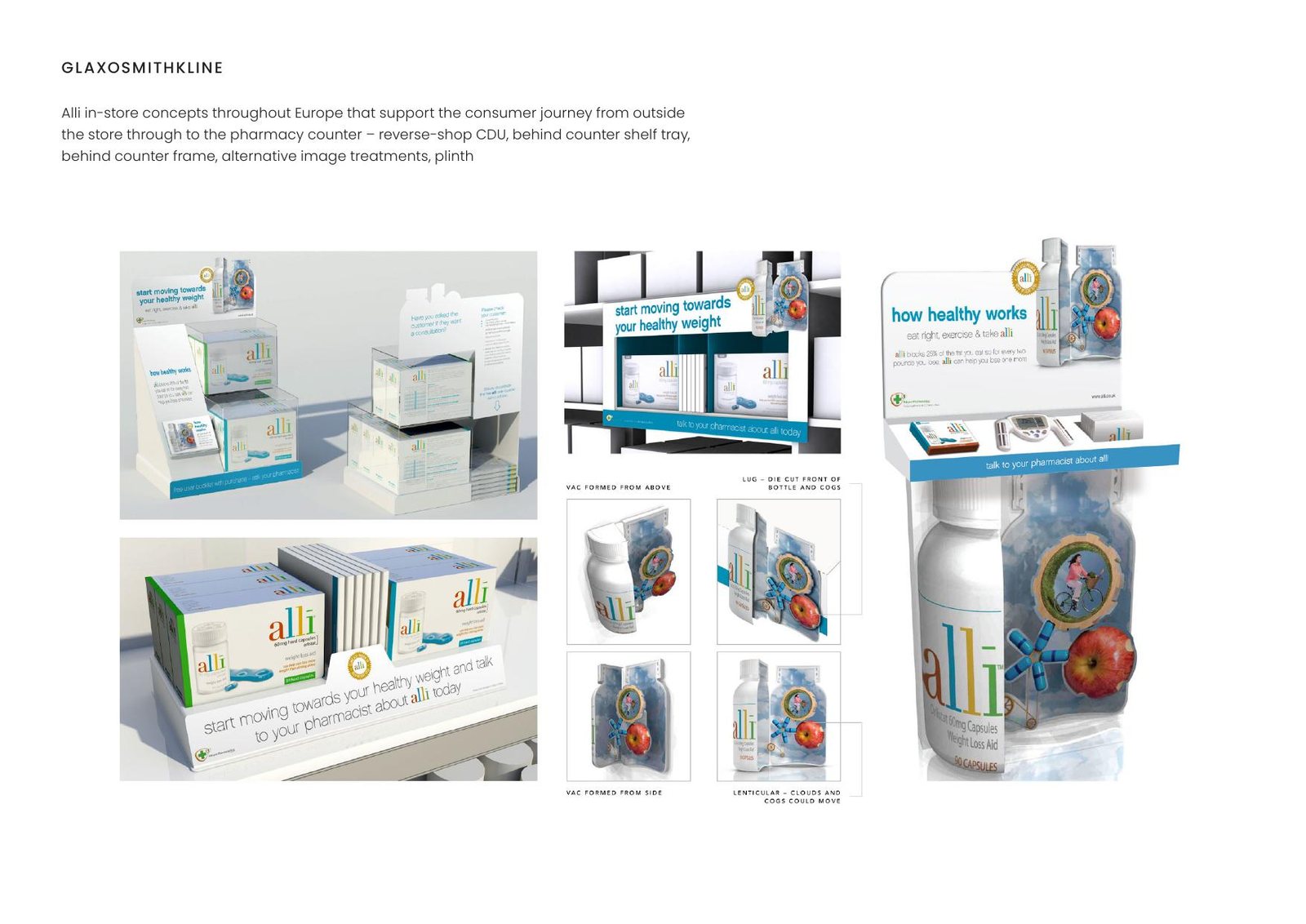 GlaxoSmithKline — Alli in-store concepts throughout Europe that support the consumer journey from outside