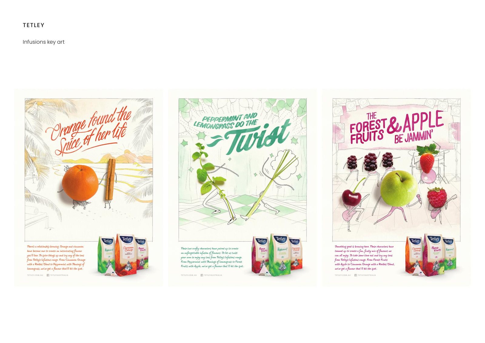Tetley — Infusions key art