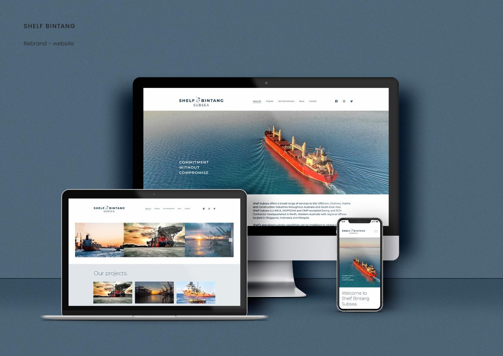 Shelf Bintang — Rebrand – website